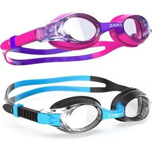 Cute Beach Swimming Goggles for‎ Kids Girls Boys Anti-fog 100% UV Protection